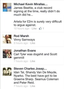 Opinions from the 'Everton Page'