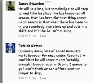 Comments from 'The Everton Page'